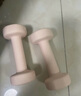 Keep 彩色浸塑啞鈴 男女家用家庭健身肌肉塑形手臂輕重量櫻粉 1kg*2 曬單實(shí)拍圖