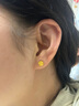 周六福幸運(yùn)四葉草足金999黃金耳釘女生日禮物計(jì)價(jià)A0912975 一對(duì) 約0.85g 曬單實(shí)拍圖