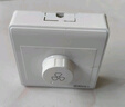 國際電工（FDD） 吊扇調速器快慢變速開(kāi)關(guān)通用五檔控制器頂扇電風(fēng)扇86型調速開(kāi)關(guān) 明裝500W-無(wú)極調速開(kāi)關(guān) 曬單實(shí)拍圖