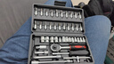 46件套裝內(nèi)六角套筒工具組合小飛1/4快速棘輪扳手套裝家用工具箱 汽修工具套裝【46件套】 曬單實(shí)拍圖