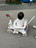 ANGI BABY兒童三輪車兒童腳踏車寶寶三輪車帶剎車手推車輕便遛娃神器 【旗艦款】 卡其棕 六一兒童節(jié)禮物兒童三輪車手推車 曬單實(shí)拍圖