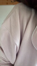 無(wú)印良品（MUJI）女式柔軟針織前開(kāi)睡衣套裝女士家居服女款女裝25年秋季 FD32CC5A 煙熏粉色 S -M 上裝160/84A 下裝160/66A 曬單實(shí)拍圖