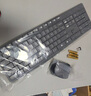 羅技（Logitech）MK235 鍵鼠套裝 無(wú)線(xiàn)鍵鼠套裝 辦公鍵鼠套裝  防潑濺防指紋 全尺寸 帶無(wú)線(xiàn)2.4G接收器 黑 曬單實(shí)拍圖