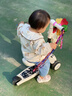 京樂貝比兒童熊貓滑板車1-3-9歲三合一折疊平衡車可坐音樂玩具優(yōu)雅米禮物 優(yōu)雅米+閃光大輪+音樂燈光+座椅 曬單實拍圖