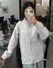 藍(lán)之旺立領(lǐng)開(kāi)衫衛(wèi)衣定制工作服印字印logo班服外套男4S店銷(xiāo)售文化衫訂做 未來(lái)灰 【耐磨挺括-柔軟透氣】 L 【團(tuán)購(gòu)優(yōu)惠】 曬單實(shí)拍圖