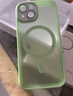 KEKLLE【膚感磁吸】適用iPhone15手機殼 蘋果15保護(hù)套磁吸無線充電磨砂防摔鏡頭全包軟邊保護(hù)套 抹茶綠 曬單實拍圖