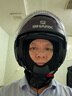 SHARK頭盔鯊魚(yú)摩托頭盔復古機車(chē)街車(chē)四季通用夏季男女雙鏡片半盔安全 HE2840NPSP L(57-58)頭圍 曬單實(shí)拍圖