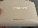 CHARLES&KEITH鱷魚紋凱莉包手提斜挎婚包包女包生日禮物七夕禮物CK2-50270880-1 Ivory象牙色 S 曬單實(shí)拍圖