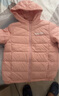 雪中飛兒童羽絨服輕薄保暖外套2025新款男女童裝秋冬季上衣 粉色 150 曬單實(shí)拍圖