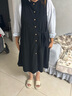 革曼孕婦裝秋季套裝2025新款韓版中長(cháng)款孕婦連衣裙長(cháng)袖春秋兩件套大碼 長(cháng)袖連衣裙+背心裙 XXL(建議155-180斤) 曬單實(shí)拍圖