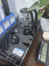 FUNORK全自動(dòng)上水電熱水壺 茶臺(tái)燒水壺家用辦公一體機(jī)茶桌茶幾嵌入式茶具電茶爐套裝 RY-10鈦灰色蒸茶款 曬單實(shí)拍圖