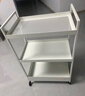 宜家（IKEA）耐斯弗思家用廚房置物架手推車浴室收納架客廳零食小推車 白色 曬單實拍圖