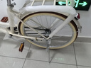 飛鴿（FLYING PIGEON）自行車成人通勤車自行車學(xué)生單車成人自行車通勤自行車女士自行車 標(biāo)配奶油米|單速|(zhì)輻條輪+禮包 24寸適合150-170cm 曬單實(shí)拍圖
