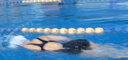速比濤（Speedo）唐錢婷同款泳衣女泳感健身溫泉度假防曬修身顯瘦連體泳衣 黑/紫32 曬單實拍圖