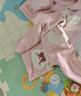 幼歌（YOUGE）【云朵絨】嬰幼兒卡通背包衛衣寶寶俏皮可愛(ài)撞色娃娃翻領(lǐng)上衣 粉色兔子 90 cm 曬單實(shí)拍圖
