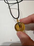 侗秘天然黃水晶吊墜平安扣項鏈巴西原石招財暴力黃生日禮物送老公女友 【畢業(yè)級】25mm巴西天然黃水晶 曬單實(shí)拍圖
