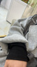 羅蒙（ROMON）雙面呢灰色呢子大衣女秋冬季新款100%羊毛呢外套高級感小個(gè)子絨感 灰 M 165 曬單實(shí)拍圖