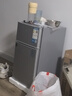奧克斯小冰箱家用小型迷你冷藏冷凍兩用出租房宿舍用節能省電寢室辦公室電冰箱 【熱賣(mài)款 升級凈化去味】22A126DW銀 曬單實(shí)拍圖