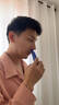 昊碼新品鼻毛修剪器男士充電式清理鼻孔剃刮去鼻毛神器男女通用精品禮盒裝【寶石藍】+3個(gè)原裝刀頭 曬單實(shí)拍圖
