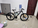 永久山地自行車(chē)26英寸21變速碟剎男女式成年人學(xué)生青少年城市越野跑車(chē) 24速26寸鋼架線(xiàn)碟 灰色 曬單實(shí)拍圖
