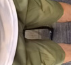 真維斯（Jeanswest）短褲男夏季寬松休閑褲男士沙灘馬褲冰絲中褲運動(dòng)五分褲子WXCG2327 灰色 2XL 曬單實(shí)拍圖
