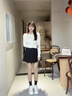 UNITESWAY小白鞋女2025秋季新款厚底百搭板鞋女時(shí)尚通勤增高舒適顯瘦鞋子女 米白拼紅色 牛皮 35 曬單實(shí)拍圖