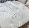 恒源祥（HYX）2025新款二合一拉鏈款蠶蛹蛋白子母被冬被春秋被夏被被 蝶夢(mèng)-米白 220x240 4+6斤拉鏈款子母被 曬單實(shí)拍圖