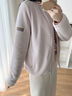 AIGLE【25年秋季新品】艾高全拉鏈厚實(shí)防風(fēng)抓絨衣女運動(dòng)休閑外套 棉花糖粉 BK104 40 170/92A 曬單實(shí)拍圖