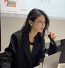 蔡司（ZEISS）防藍光近視眼鏡框男女復古超輕圓框眼鏡架變色平光手機電腦護目鏡 黑銀 免費配1.56護目防藍光鏡片0-300 曬單實(shí)拍圖