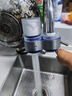 德克西德國凈水器水龍頭過(guò)濾器家用自來(lái)水濾水器直飲前置過(guò)濾器廚房衛生間通用除余氯雙出水可清洗濾芯 曬單實(shí)拍圖