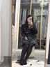 寶娜斯打底褲襪女厚絲襪兩雙光腿神器80D中厚天鵝絨黑色連褲襪 曬單實(shí)拍圖