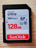 閃迪（SanDisk）128GB SD內存卡 U1 C10 至尊高速存儲卡 讀速140MB/s 全高清視頻 數碼相機理想伴侶 曬單實(shí)拍圖