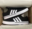 阿迪達斯 （adidas）Daily3.0帆布平底系帶防滑減震低幫板鞋男款黑白 39.5 曬單實(shí)拍圖
