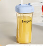 HEGEN海格恩吸管杯兒童水杯學(xué)飲杯奶瓶1-3-6歲直飲吸管嬰兒寶寶牛奶杯 【熱銷TOP】 吸管杯-莫蘭迪藍(lán) 曬單實拍圖