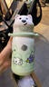 babycare西高地保溫杯學(xué)飲兒童寶寶學(xué)生上學(xué)水壺吸管直飲杯外出6月+-大綠 曬單實拍圖