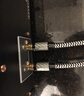 楊陽(yáng)發(fā)燒級7N單晶銅鍍銀二對二雙蓮花音頻線(xiàn)2RCA紅白信號線(xiàn)CD功放音箱連接線(xiàn)DVD前后級 rca音頻線(xiàn)【1對裝】 1米 曬單實(shí)拍圖