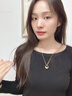 伊黛兒金色圓環(huán)水滴長(zhǎng)款毛衣鏈女2025新款輕奢高級(jí)感項(xiàng)鏈小眾脖子配飾品 L2640高街水滴毛衣鏈 曬單實(shí)拍圖