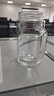 京東京造 茶杯 雙層玻璃茶水分離泡茶咖啡杯子帶把手大容量500ml 曬單實(shí)拍圖