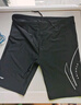 李寧（LI-NING）泳褲男士防尷尬極簡泳衣五分訓練游泳褲 3031 黑色 XXL  曬單實拍圖