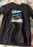 真維斯（JEANSWEST）T恤男長(cháng)袖2025春秋打底衫百搭純棉上衣情侶T恤衫青少年加大碼汗衫 黑色（涂抹痕白） 3XL(推薦體重170斤-190斤左右) 曬單實(shí)拍圖