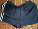 UR夏季新款女裝時(shí)尚休閑運動(dòng)風(fēng)撞色拼接短褲UYY650037 黑色 (偏短) S 曬單實(shí)拍圖