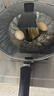 萬家全炒鍋帶蓋 麥飯石色不粘鍋32cm 鐵鍋煎鍋炒菜鍋電磁爐燃?xì)庠钔ㄓ?蓋子+鍋鏟 適用3-5人 32cm 曬單實(shí)拍圖