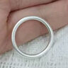 老廟銀戒指女古法素圈銀戒指光面情侶對戒簡(jiǎn)約送女友生日禮物 素圈銀戒指11# 曬單實(shí)拍圖