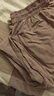 無(wú)印良品（MUJI） IDEE 女式平紋燈籠褲褲子女款夏季款女裝純棉 25年長(cháng)褲 GA54CC5S 煙熏粉色 L （165/72A） 曬單實(shí)拍圖
