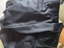 杰尼亞（Zegna）新品 男士羊毛西褲西裝褲長(cháng)褲男裝禮物男 75TB12 619F04A6 夜藍色 50 /l 曬單實(shí)拍圖