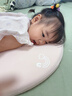 可優(yōu)比（KUB）硅膠枕頭兒童1-6歲寶寶枕頭嬰兒枕頭硅膠定型枕嬰兒枕-緋云粉3cm 曬單實(shí)拍圖