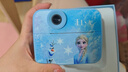 迪士尼（Disney）兒童彩色拍立得照相機可打印艾莎公主小女孩7-14歲生日禮物3玩具6 曬單實(shí)拍圖