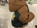 M.Latin/【商場同款】馬拉丁童裝羽絨服冬裝新款男小童美式保暖夾克 墨綠 100 cm 曬單實拍圖