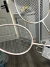 KAWASAKI川崎羽毛球拍對拍均衡之刃新款小鋼炮超輕碳素耐打小鐵錘學(xué)生單拍 CA-095(白金+奶粉) 雙拍 官方正品(送拍包+球*3+手膠) 曬單實(shí)拍圖