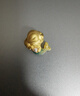 周大生海洋系列黃金轉運珠女熒光琺瑯足金美人魚(yú)尾硬金生日禮物送女友 曬單實(shí)拍圖